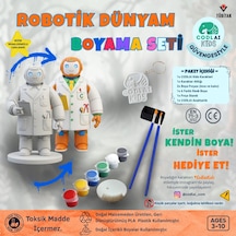 Codlaı Kids Robotik Dünyam 3d Boyama Seti - Çocuklar İçin Eğitici Yaratıcı Oyuncak Boyama Kiti - Doktor Robot