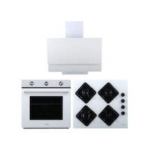 Alveus Ecoplus AF860 - A10 - AD07 Beyaz Ankastre Set