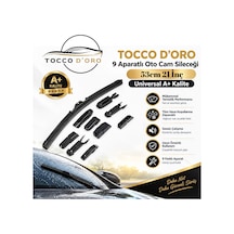 Tocco D'oro 9 Aparatlı Oto Cam Sileceği 53 Cm 21 İnç Universal A+ Kalite