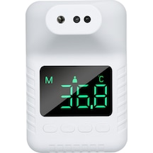 K3x Kızılötesi Olmayan Termometre Duvara Monte Sıcaklık Ölçümü Dijital Ekran / Hızlı Doğru Ölçüm Termometrik