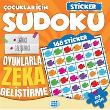 Çocuklar İçin Sudoku / Sticker Hediyeli Zor Seviye 3 / Kolektif