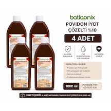 Aqua Batikon Çözelti 1000 Ml 4 Adet
