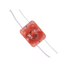 Powermaster Pm-14712 12 Volt 2 Watt Kırmızı Yanıp Sönen Çakar 4333-3030 Modül Led 43x33x28mm