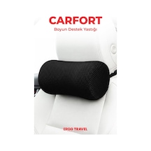 Carfort Küçük Visco Araç Boyun Yastığı – Ortopedik Oto Koltuk Boyun Desteği - Araç Yastığı - Siyah