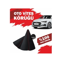 Fiat Palio Siyah Deri Özel Tasarım Kırmızı Spor Dikiş Vites Körüğü Renkli
