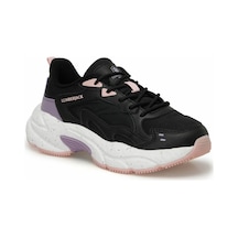 Lumberjack Fanto Memory Foam Tabanlı Fileli Kadın Sneaker Spor Ayakkabı Siyah-pudra Siyah - Pudra