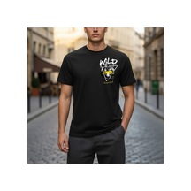 Urbantrendstore Unisex Sade Basic Yazlık Siyah Tshirt Oversize Fit Rahat Geniş Salaş T-shirt Günlük Tişört Siyah