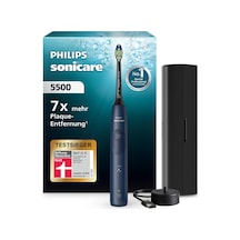 Philips Sonicare 5500 Elektrikli Diş Fırçası, 2 Fırçalama Moduna Sahip Sonic Diş Fırçası, Basınç Kontrolü, Easystart, Smartimer Ve Brushpacer, Donanma, Model Hx7113/01 Yeni Teknoloji