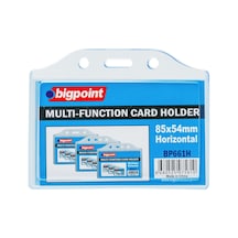 Bigpoint Çok Amaçlı Kart Kabı Yatay 85x54mm 10'lu Poşet