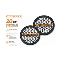 Cadence 20cm Hoparlör Kapağı - Cadence Logolu Kaliteli Plastik Midrange Hoparlör Kapak 20 Cm - 2 Ade