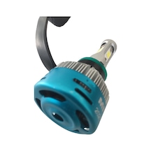 Motosiklet M3 Üniversal Led Zenon 5000l Beyaz Işık Ampul Mfk Siyah