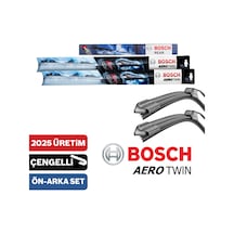Mitsubishi Colt Ön Arka Silecek Takımı 2009-2013 Bosch Aerotwin + Koku