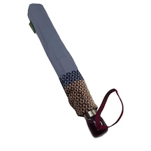 Snotline-april Kadın Şemsiye Otomatik Açılır 10telli Kapalı Boyut 40 CM 95 CM Çap Yeşil Ekose 001