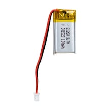 Powermaster 3.7 Volt 100 Mah Lityum Polimer Şarjlı Pil 3x15x20 Mm Akıllı Saat Kulaklık Pili