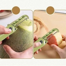 Ulzyvf Cbtx Katlanır Mutfak Bıçağı, Kısa Paslanmaz Çelik Meyve Soyma Aleti Yeşil Yeşil