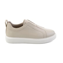 Bambi Bej Napa Hakiki Deri Erkek Sneaker E01774008043