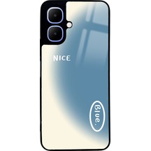 İnfinix Smart 10 Nice Blue Tasarımlı Glossy Telefon Kılıfı Çok Renkli