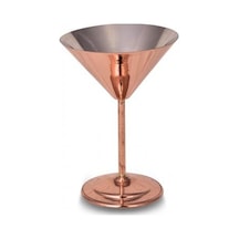 Turna Bakır Martini Kadeh Düz 250 ML Kırmızı Turna0459-1
