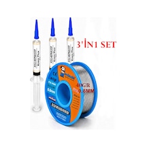Elektronik Lehimleme Seti Mechanic Ty-v668 0,8 Mm 40gr Lehim Teli Ve 3in1 Flux Lehim Toplama Seti Tk06