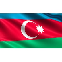 Azerbaycan Bayrağı 50X75