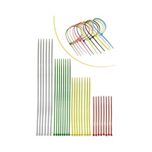 30 Parça Plastik Kablo Kelepçe Seti Kablo Düzenleyici Bağlama Bantları Genel