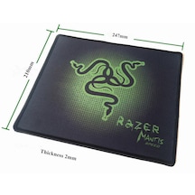 Razer Desenli Baskılı Gaming Oyuncu Mouse Pad 25-21Cm Kaydırmaz