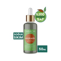 Caracal Avokado Yağı Soğuk Sıkım 50ml %100 Saf Katkısız Ve Doğal Avakado Yağı Persea Gratissima Avocado Oil 50 ML