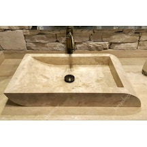 Traverten Edge Mermer Lavabo