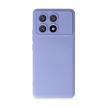 Magicool Xiaomi Poco X6 Pro Kılıf Nano İçi Kadife Silikon - Lila