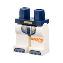 Minifigür Parçaları: Legs Decorated, Bacak, Ayak: 970c01pb67