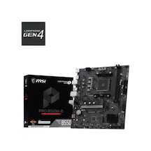 Msı Pro B550m-b Am4 Ddr4 4600oc Hdmı Dp 2x M.2 Usb 5gbps Matx