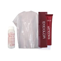 Saç Boyası Tüp 60 Ml - 7.0 Yoğun Kumral + 20 Volüm Peroksit + Boya Naylonu