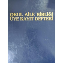 Okul Aile Birliği Üye Kayıt Defteri - Yeni Ay