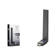 Nonap W211 Usb Wifi 6 Bluetooth 5.3 Adaptörü 1 Gbps 5 Ghz Dual Band Siyah