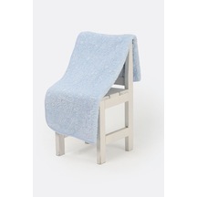 Kutulu Embos Bebek Battaniyesi 100x120 Cm Mavi Mavi