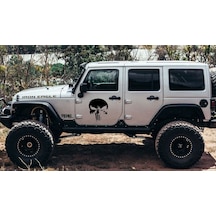 The Punisher Skull Off Road 4X4 Araba Sticker