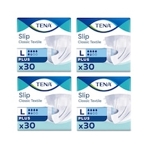 Tena Classic Textile 5.5 Damla Belbantlı L Bez 120 Adet 30x 4