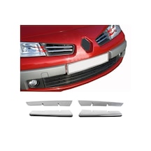 Renault Megane 2 Krom Ön Panjur 4 Parça P.çelik 2006-2009 Arası