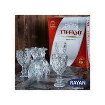 Hubrendy Tedarik Tiffany 6'lı Lüx Ayaklı Bardak Royaleks-82628 1