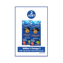 Möller's Omega-3 Balık Yağı Şurubu Tutti Frutti 250 Ml 2 Adet