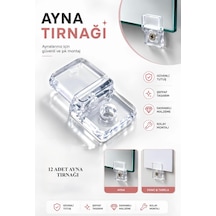 Medalyan Ayna Tırnağı Şeffaf