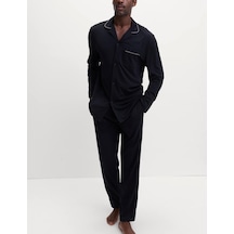 Marks & Spencer Pamuk-modal Karışımlı Pijama Takımı T07004780 Siyah