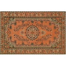 Eskitme Vintage El Dokuma Halı 181 X 268 Cm 8827