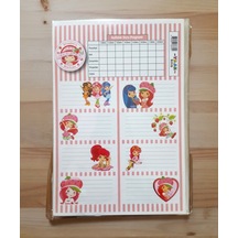 3 Sayfa Toplam 24 Adet Defter Kitap İsim Etiketi İsimlik 6