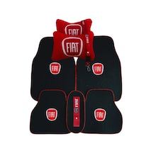 Fiat Uyumlu Araç Oto Halı Paspas / Fiat Kırmızı Araç Boyun Yastık
