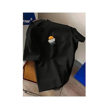 Medinenur Read Baskılı Basic T-shirt Siyah