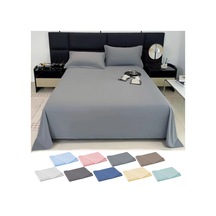 Dofolink Büyük Boy Kraliçe Bedding: Yumuşak, Nefes Alabilir, Çok Renkli Mikrofiber Yatak Örtüsü - Konforlu Uyku İçin Gri