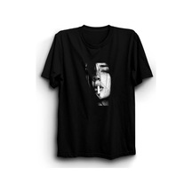 Sigaralı Kadın Baskılı Tshirt SIYAH Sigaralı Kadın Baskılı Tshirt SIYAH