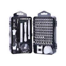 115 Parça Manyetik Tornavida Seti Profesyonel Onarım Kiti, Laptop, Telefon, Saat Tamiri İçin