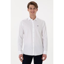 U.s. Polo Assn. Erkek Beyaz Gömlek Basic 50298004-vr013 Beyaz